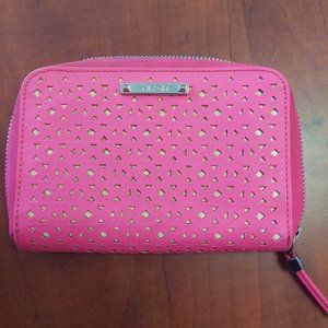 Stella & Dot hot pink wallet
